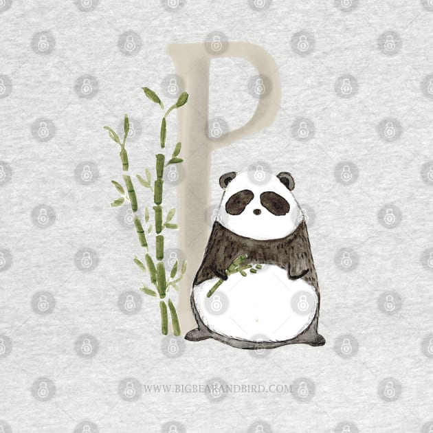 P for Panda by Big Bear and Bird